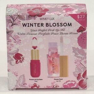 WINKY LUX Winter Blossom Lip Kit - Pink and Gold